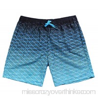 SHEKINI Men's Swim Trunks Short Quick Dry Slim Lightweight Wihtout Mesh Lining Deep Blue B07JY85DB1